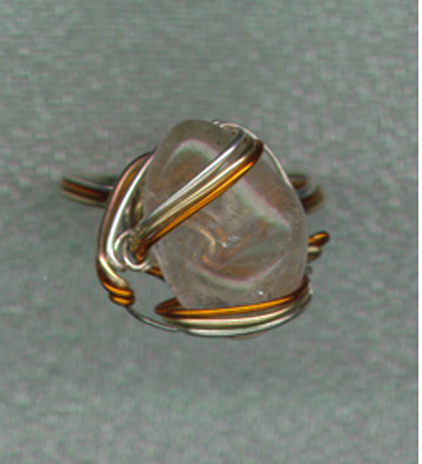 Moonstone Wire Ring