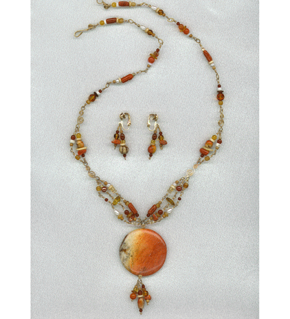 Apple Coral Necklace