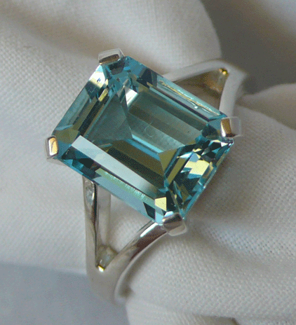 Blue Topaz Ring
