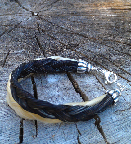 Memorial Horse Hair Bracelet