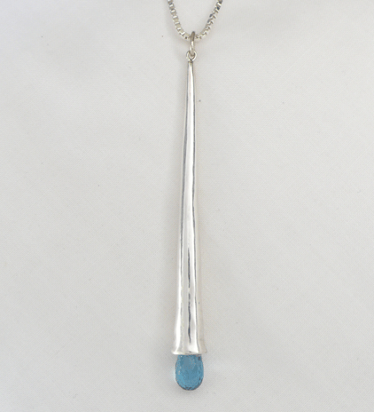 Topaz Drop Pendant