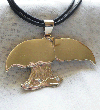 Whale Tail Pendant